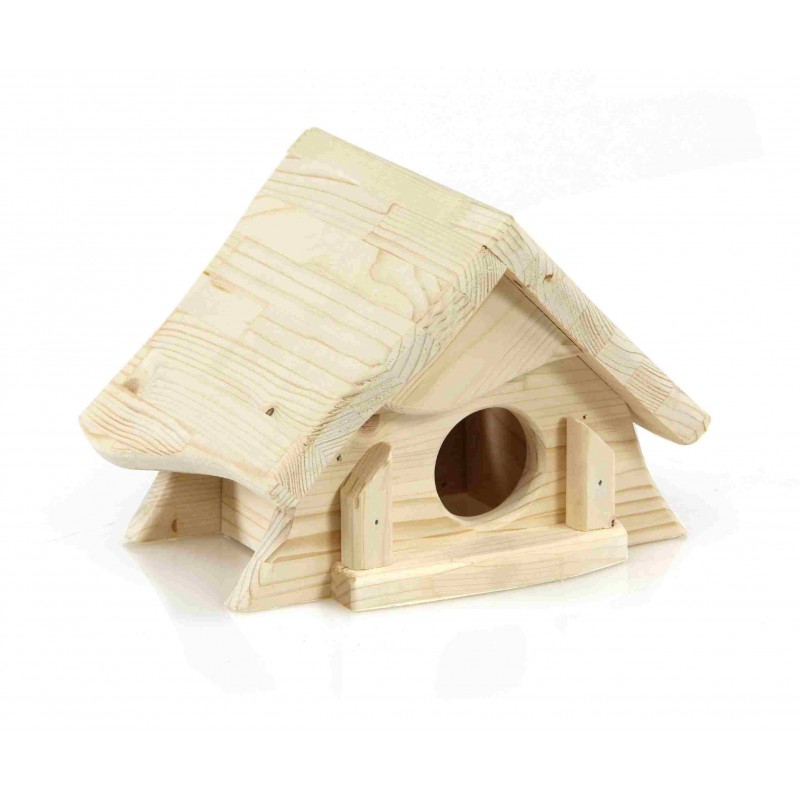 Maison en bois naturel "Alm" pour hamster