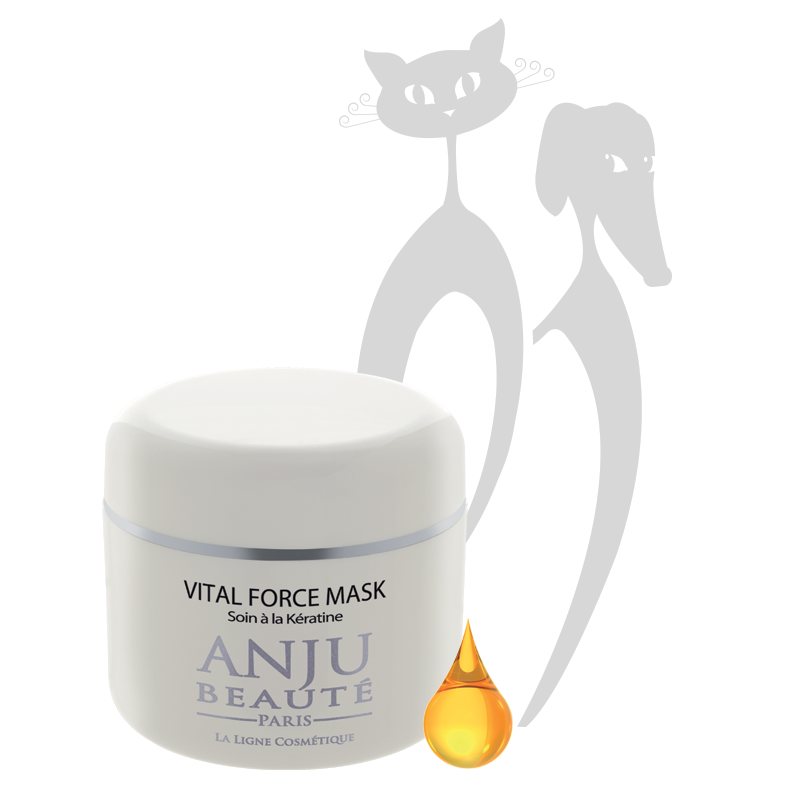 Masque après-shampooing "Vital Force" à la kératine - Anju Beauté - 250 ml