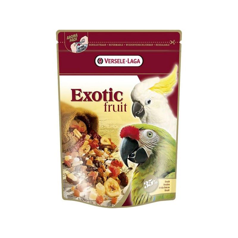 Exotic Fruit : Nourriture pour perroquets - 600 g