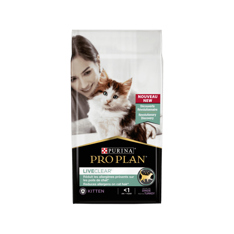 Chaton - Dinde - Proplan LiveClear - 1.4 kg