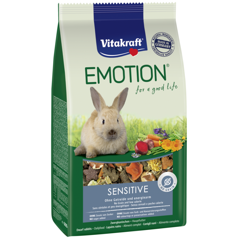 Emotion pour Lapins nains - Sensitive sélection - 600 g
