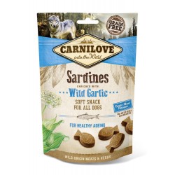 Friandises Snack Soft pour chien - Sardines à l'ail sauvage - Carnilove - 200 g