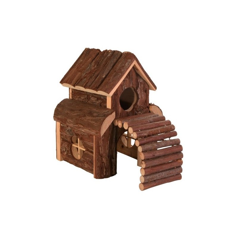 Maison en bois naturel "Finn" pour hamster