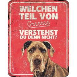 Plaque de garde : Dogue allemand