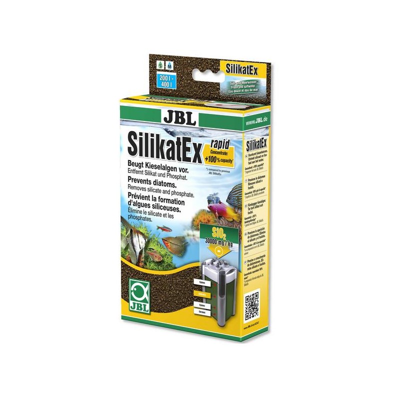 SilikatEx rapide : élimine le silicate et les phosphates - JBL - 400 g