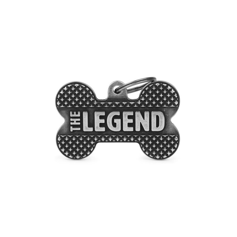Médaille collection Bronx - Os moyen avec inscription "The Legend"