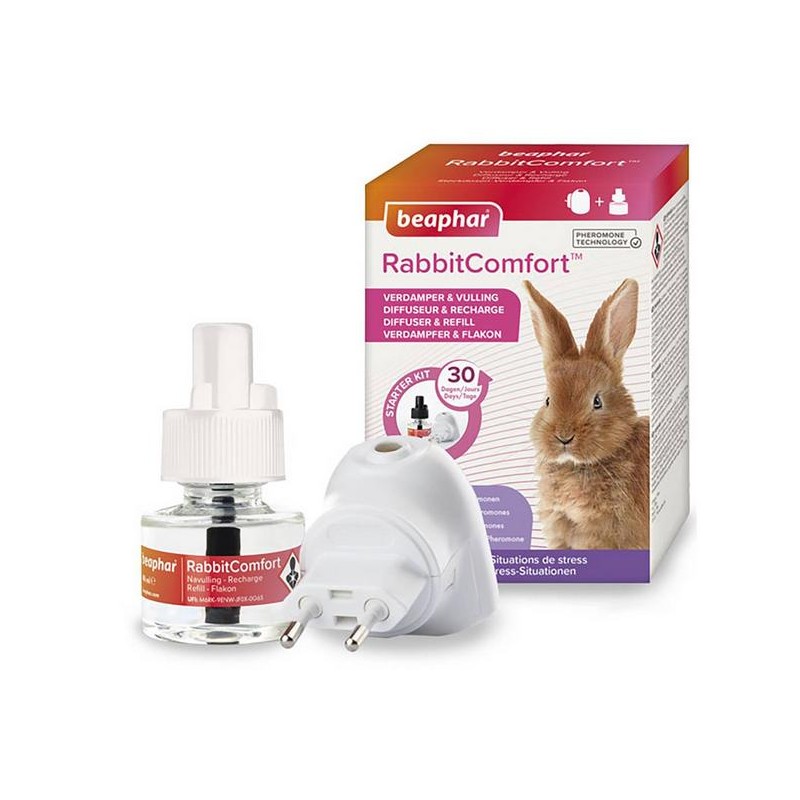 Diffuseur Rabbit Confort : Phéromones calmantes pour lapins