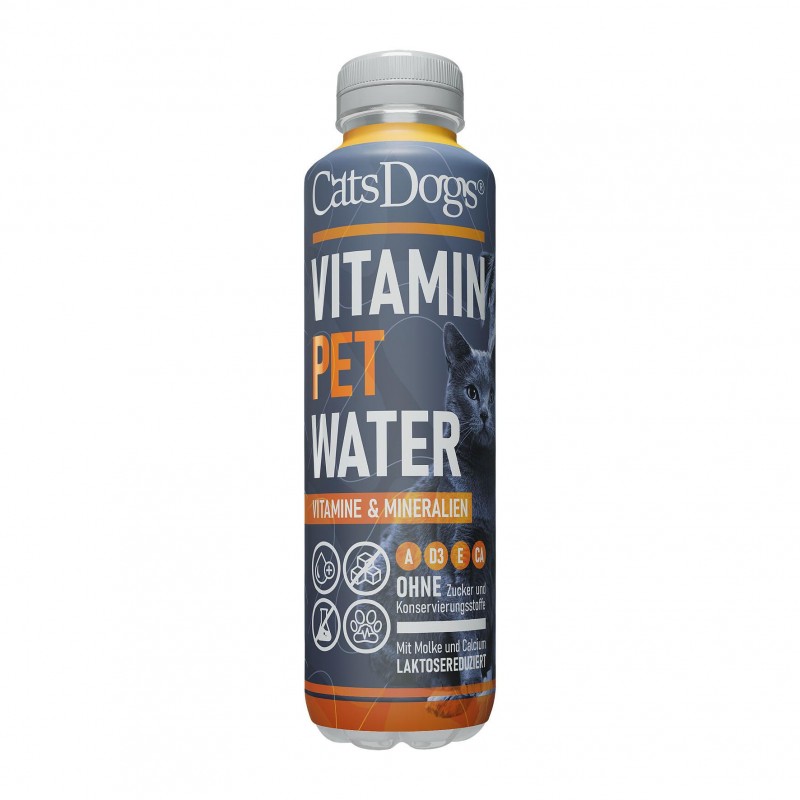 Vitamine pet water : Eau hydratante aux nutriments essentiels - 500 ml