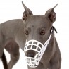 Muselière en plastique pour chien à museau long avec ouverture nasale