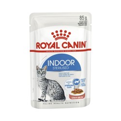 Indoor Sterilised en sauce - chat adulte  - Royal Canin - 85 gr.