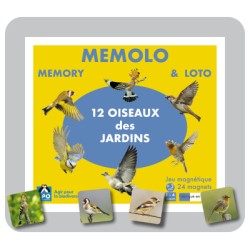 Memolo XL  : Mémory des oiseaux du jardin