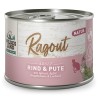 Chat adulte - Bœuf et dinde en ragout - 180 g