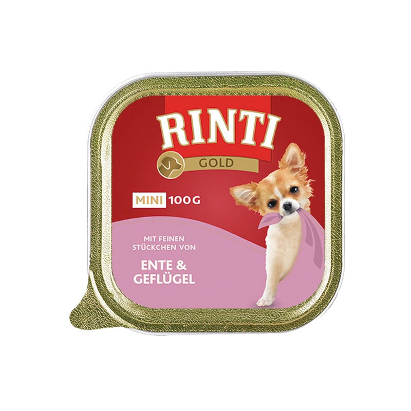 Chien adulte Mini - Canard et Volaille - Rinti Gold - 100 g