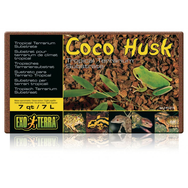 Coco Husk - Substrat pour terrarium - 8.8L