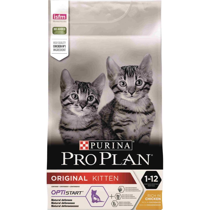 Chaton - Poulet et riz - Original Kitten avec Optistart Purina Proplan