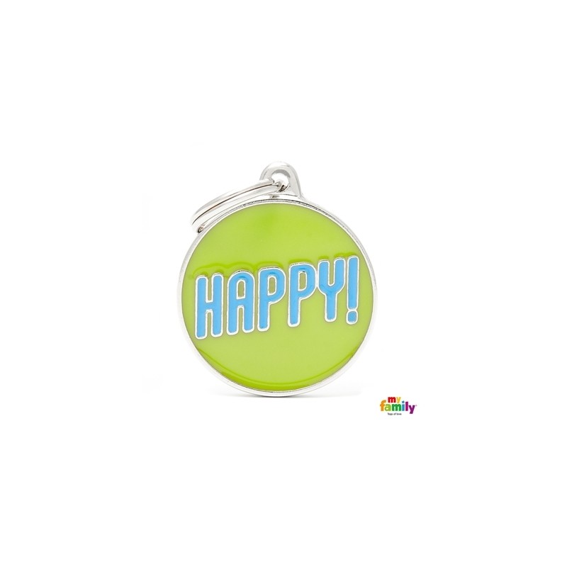 Médaille collection Charms - HAPPY