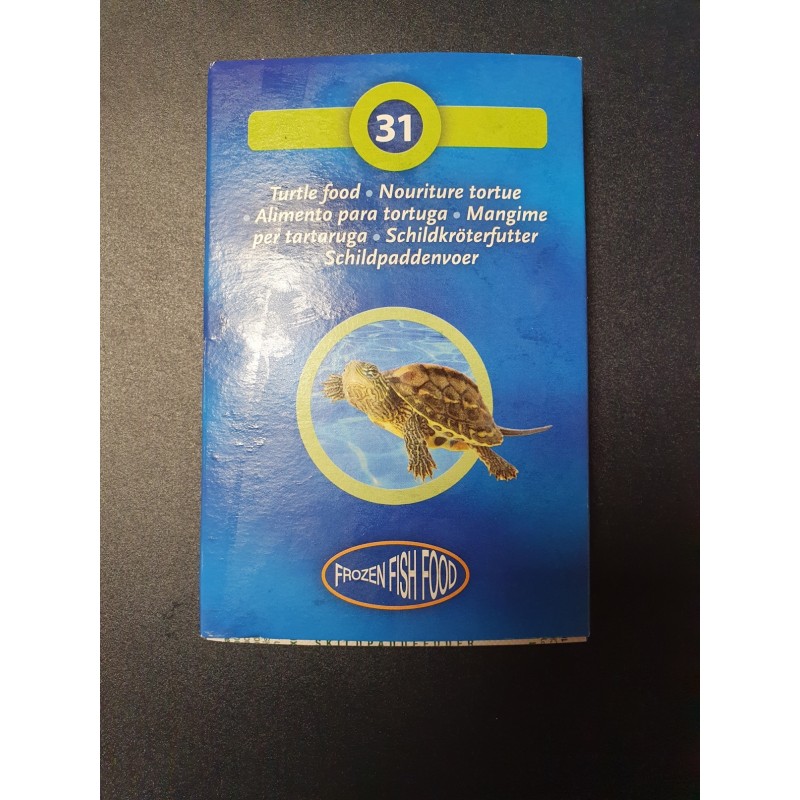 Nourriture congelée pour tortue aquatique - 20 sticks