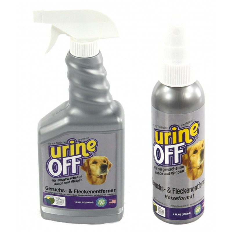 Eliminateur d'odeur et détachant contre l'urine de chien - Urine OFF