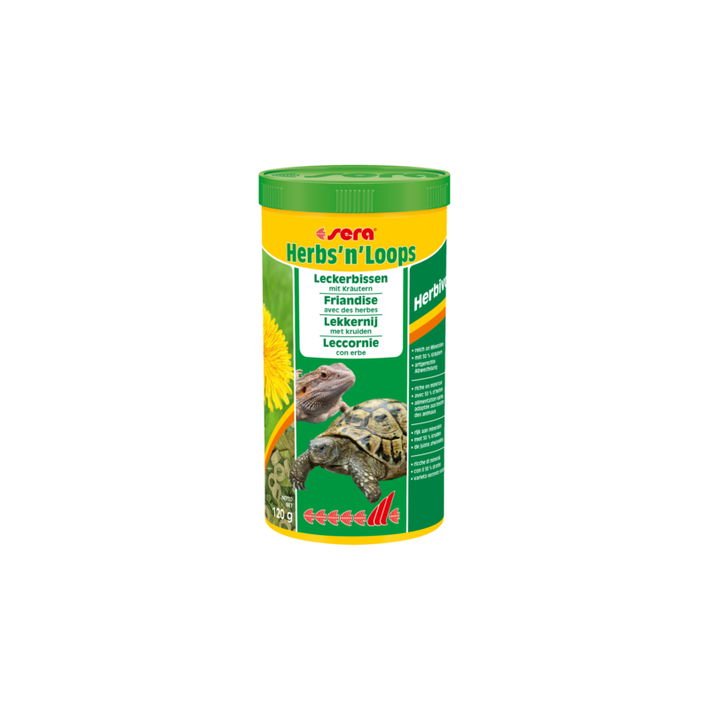 Herbs'n'Loops : Friandises pour tortues terrestres -120 g