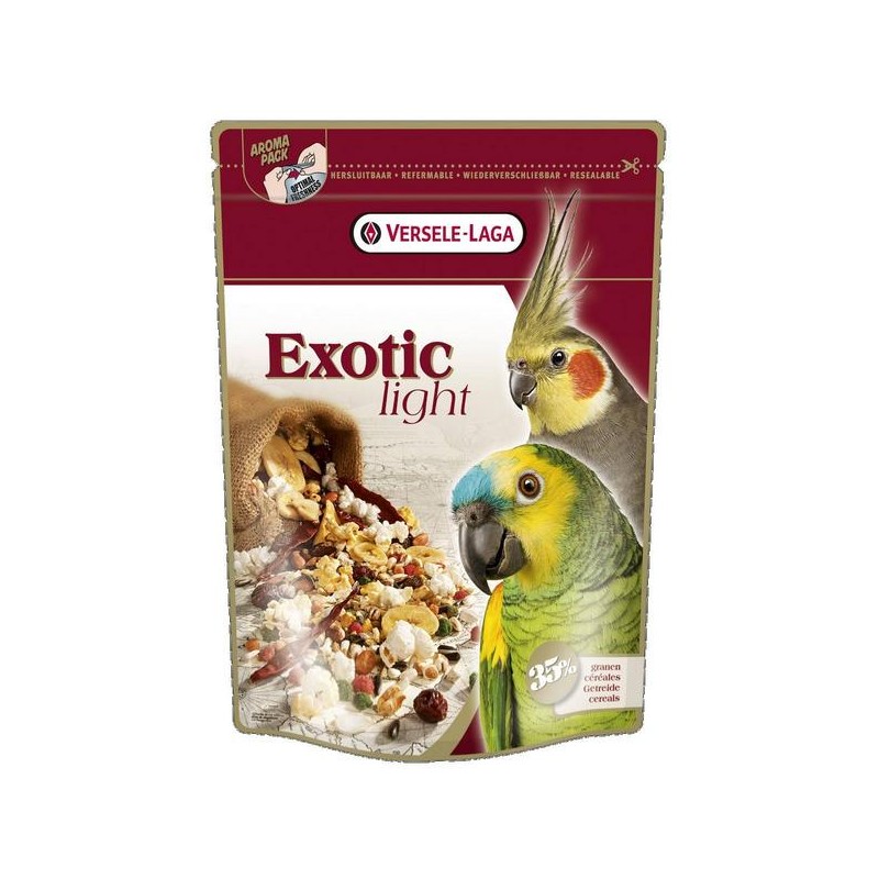 Exotic Light : Mix de céréales pour grandes perruches - 750 g