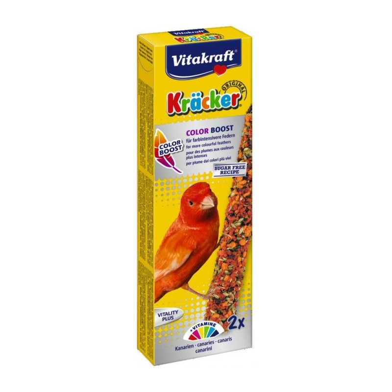 Friandises pour canaris "Color Boost" - Kräcker - Poivron rouge  - 54 g