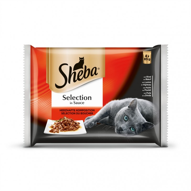 Sheba Selection en sauce - Sélection du boucher - 4 x 85 g