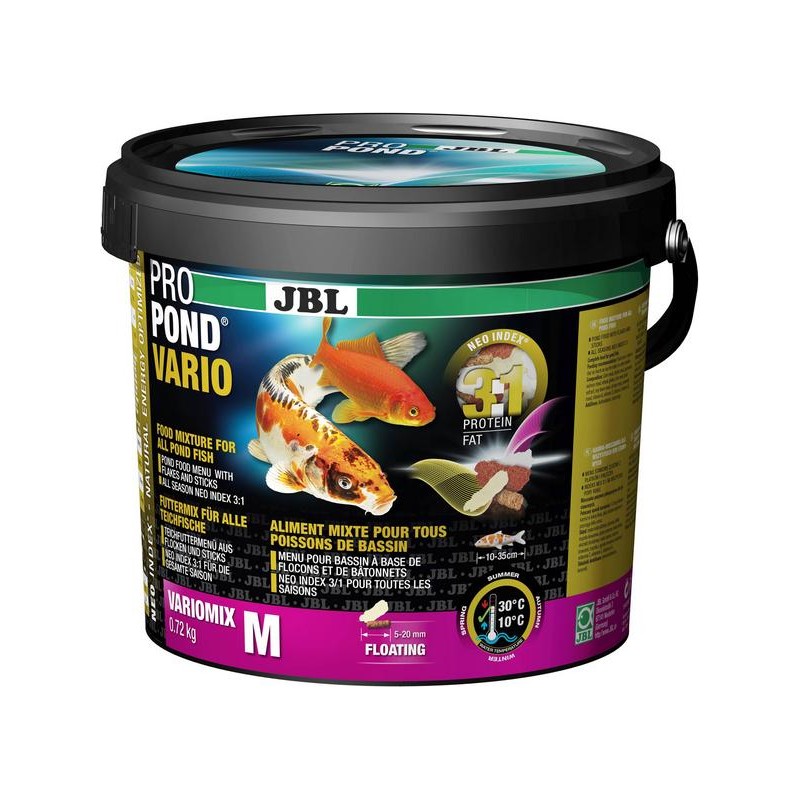 ProPond Vario M  : Aliment mixte pour tous les poissons de bassins