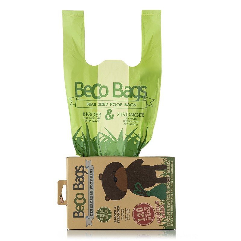 Sacs à crottes biodégradables - Beco Bags - 120 pièces