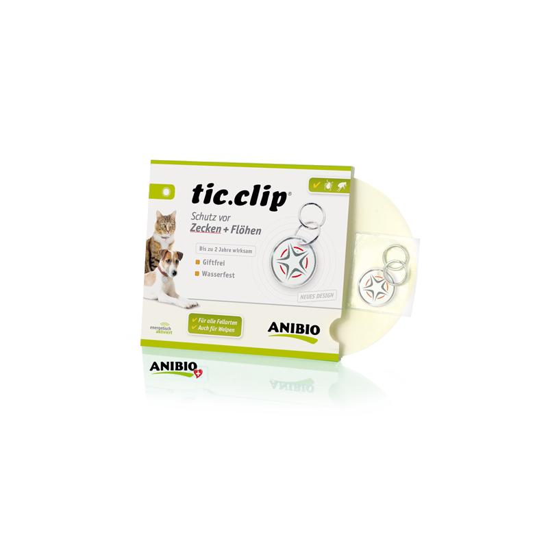 Tic-clip : Médaille de protection contre les tiques et puces